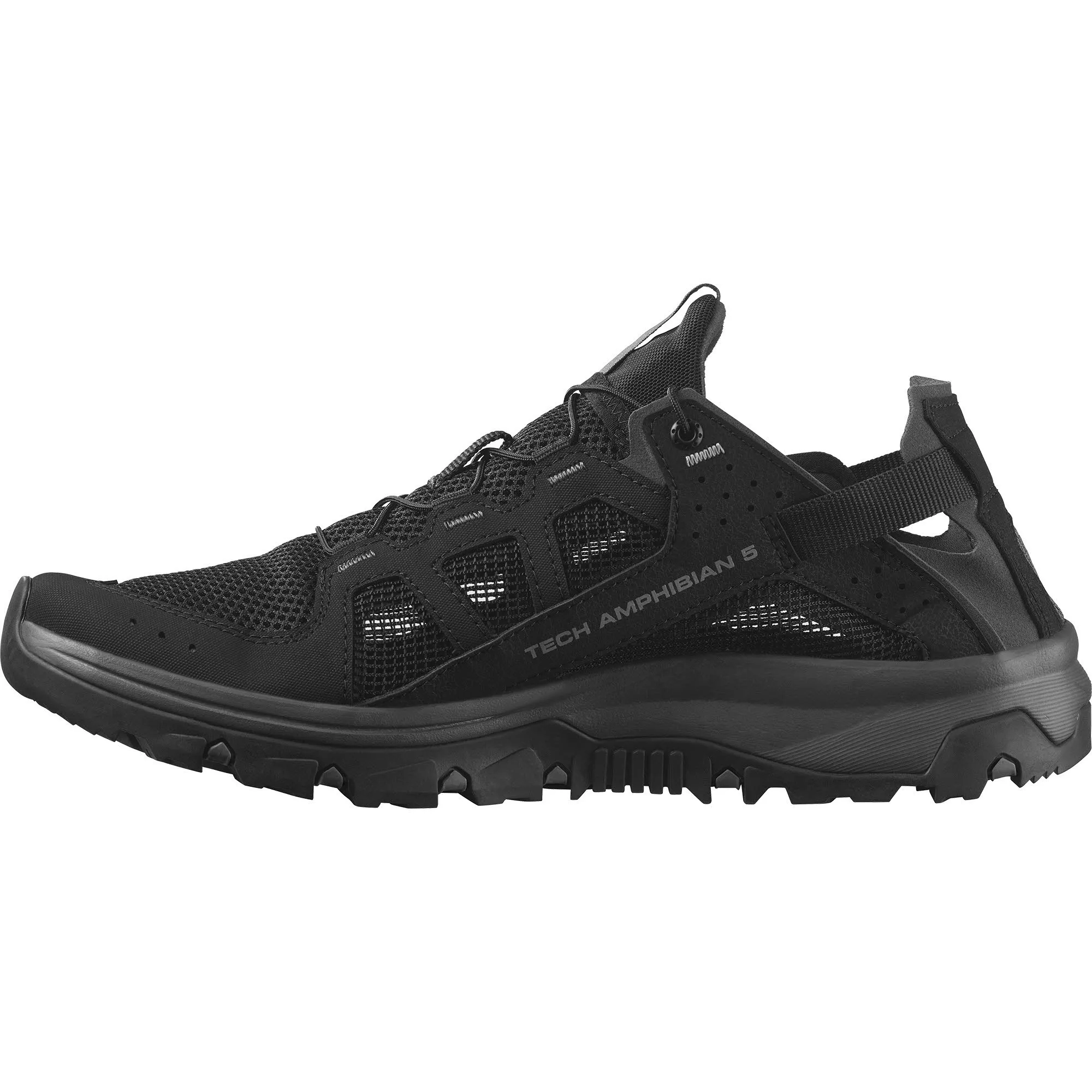Salomon TECHAMPHIBIAN  5 Wanderschuh Amphibienschuh Herren schwarz NEU