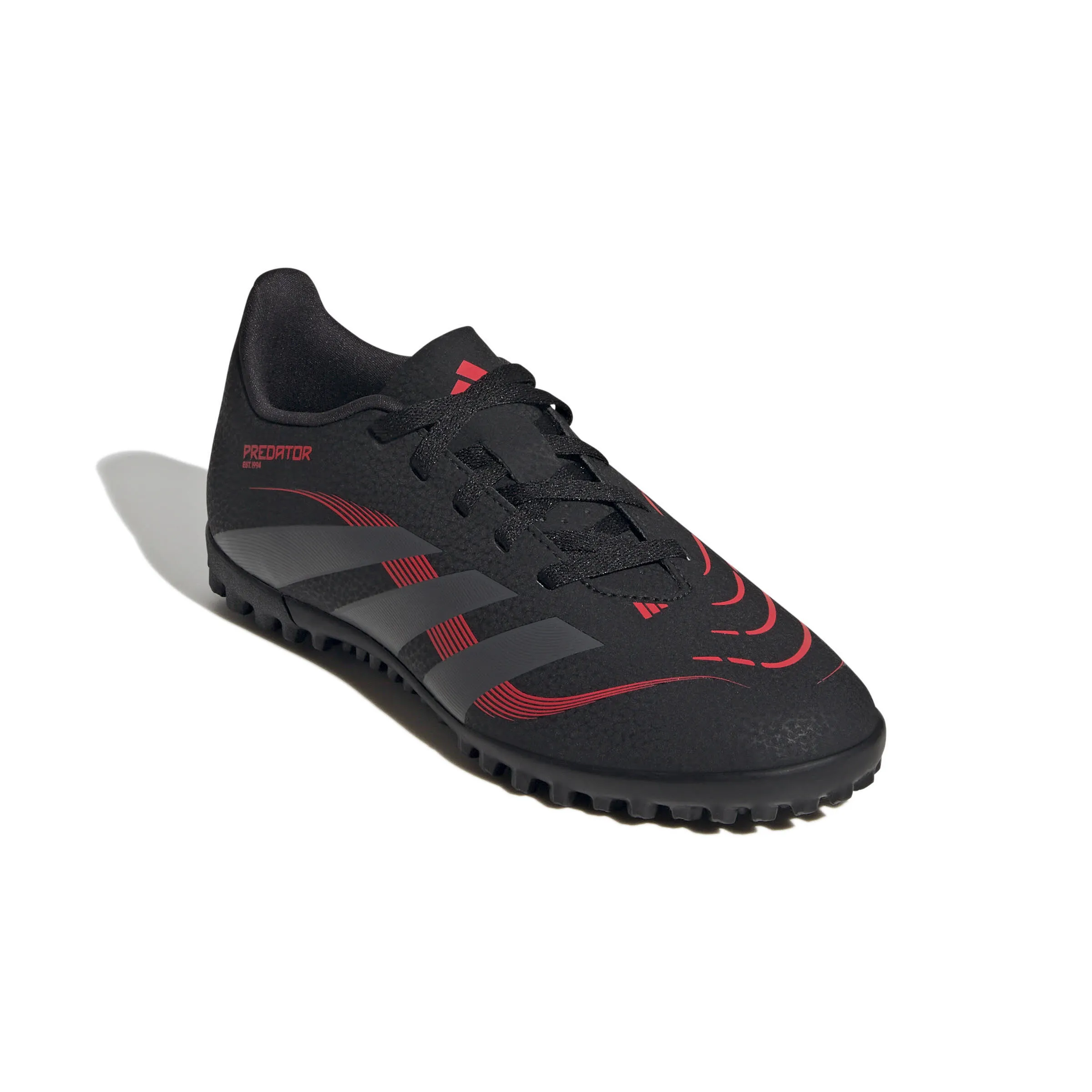 adidas Predator Club TF Fußballschuh Kunstrasen Herren schwarz rot