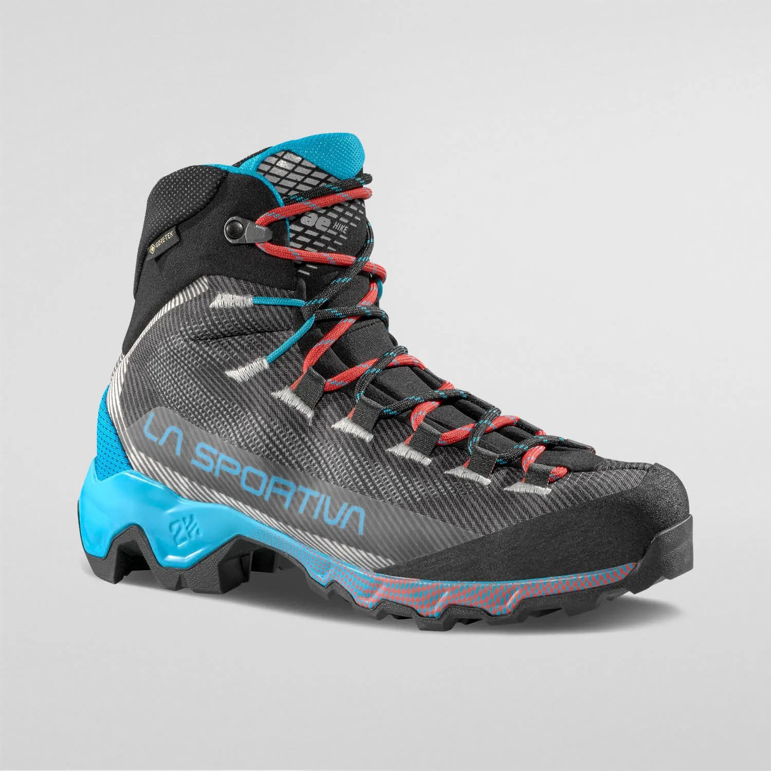 La Sportiva Aequilibrium Hike GTX Damen Wanderschuhe Carbon/Malibu Blue