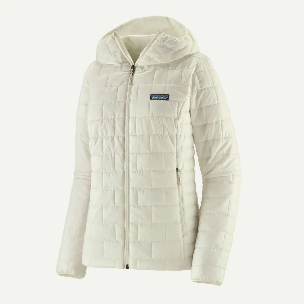 Woman Nano Puff Hoody Jacke Damen weiß