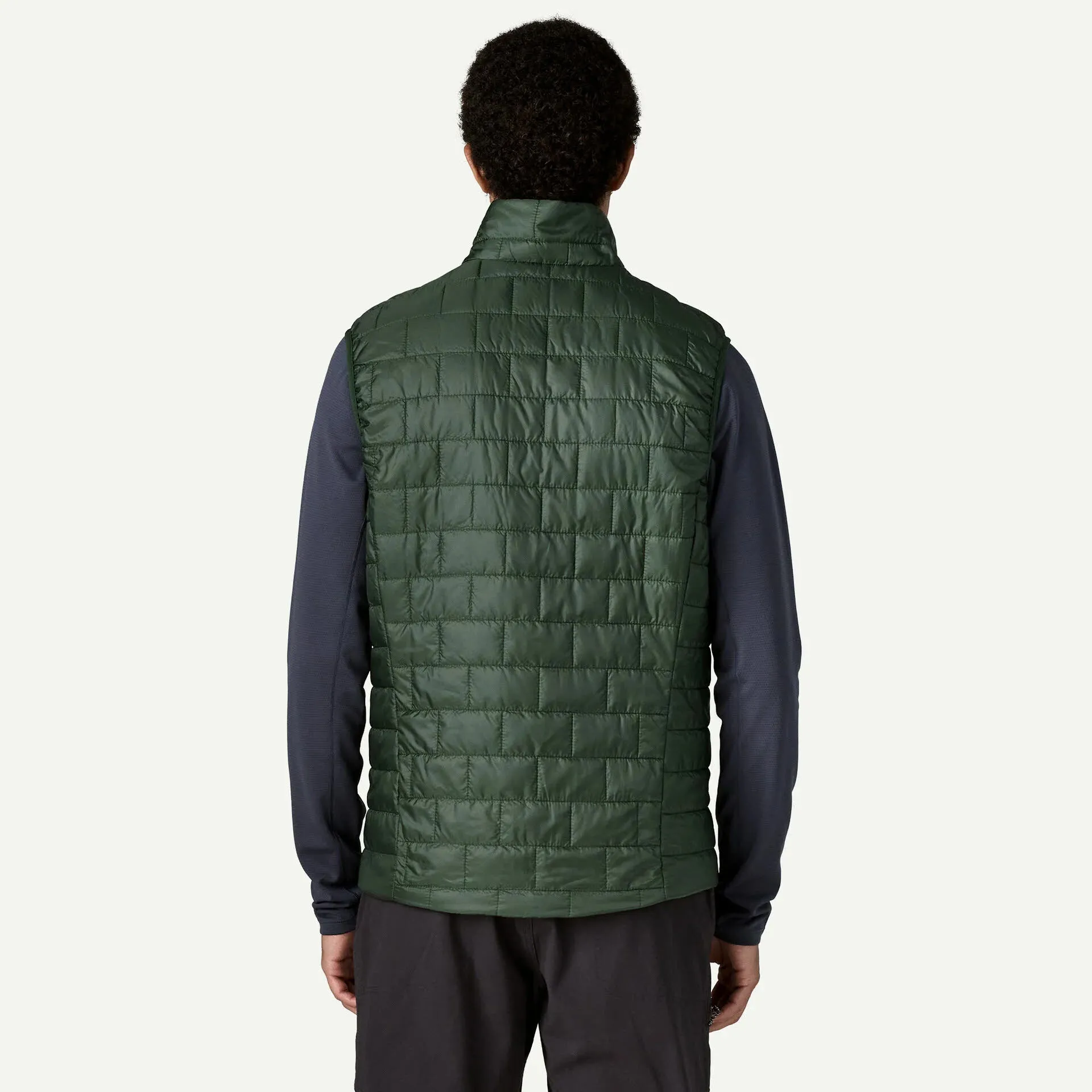 Patagonia Nano Puff Vest Herren Daunenweste ärmellos treeline green