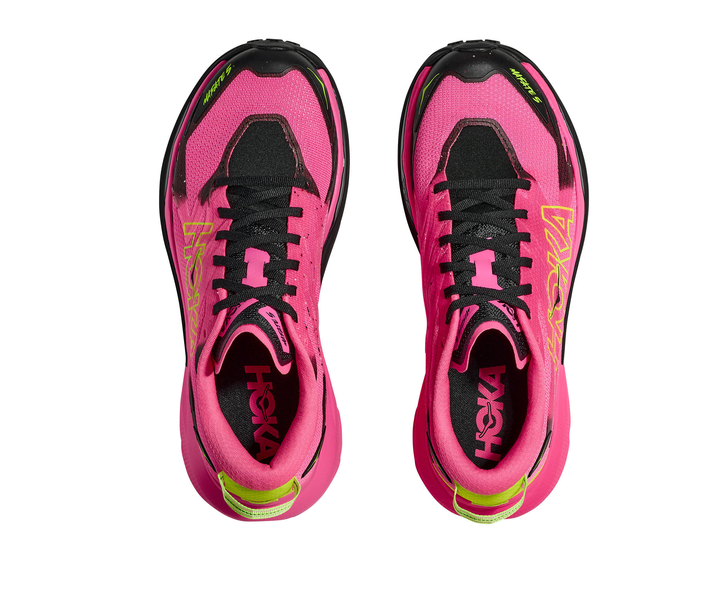 Hoka Mafate 5 Neon Rose / Black Trailrunningschuh Damen