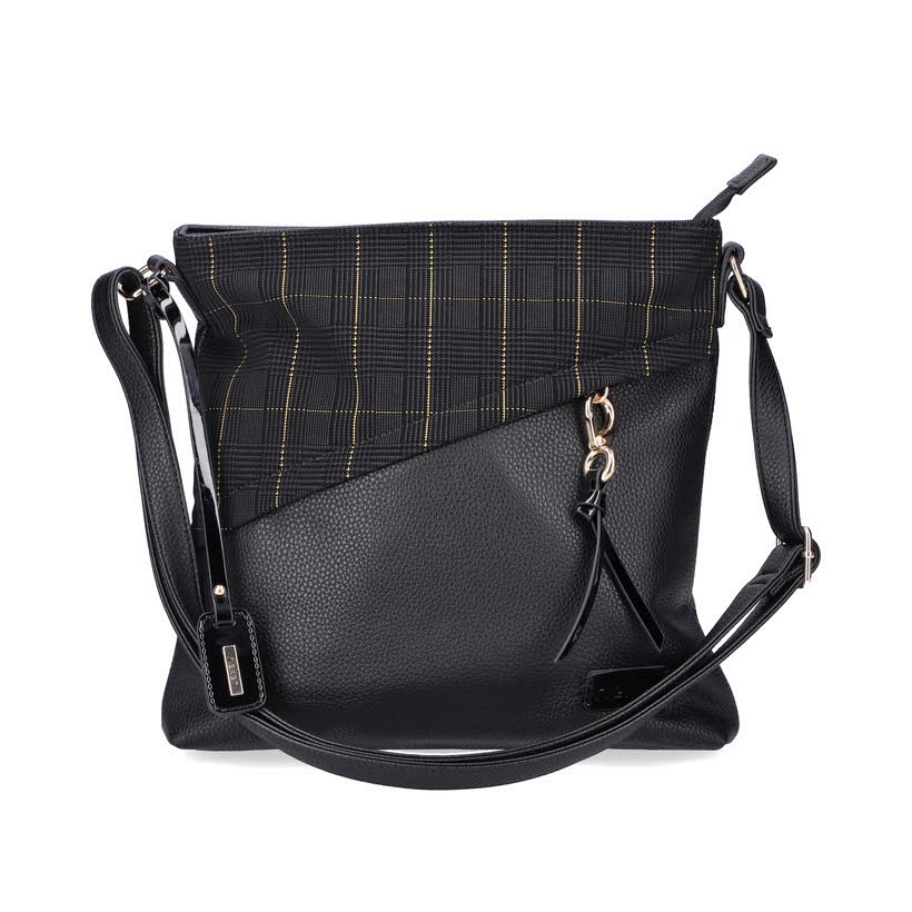 Rieker Umhängetasche Handtasche Damen schwarz