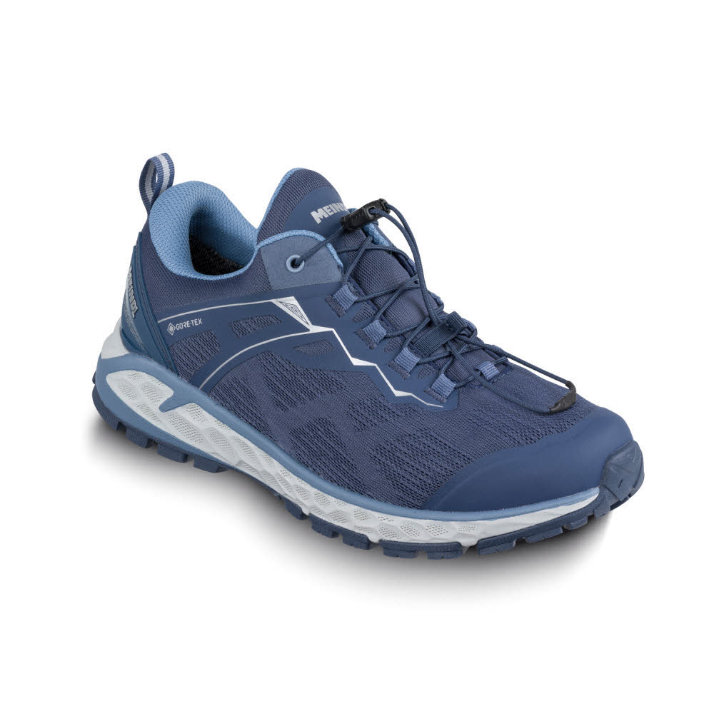Meindl Power Walker Lady 3.0 Damen Wanderschuhe Trekkingschuhe Low jeans/silber