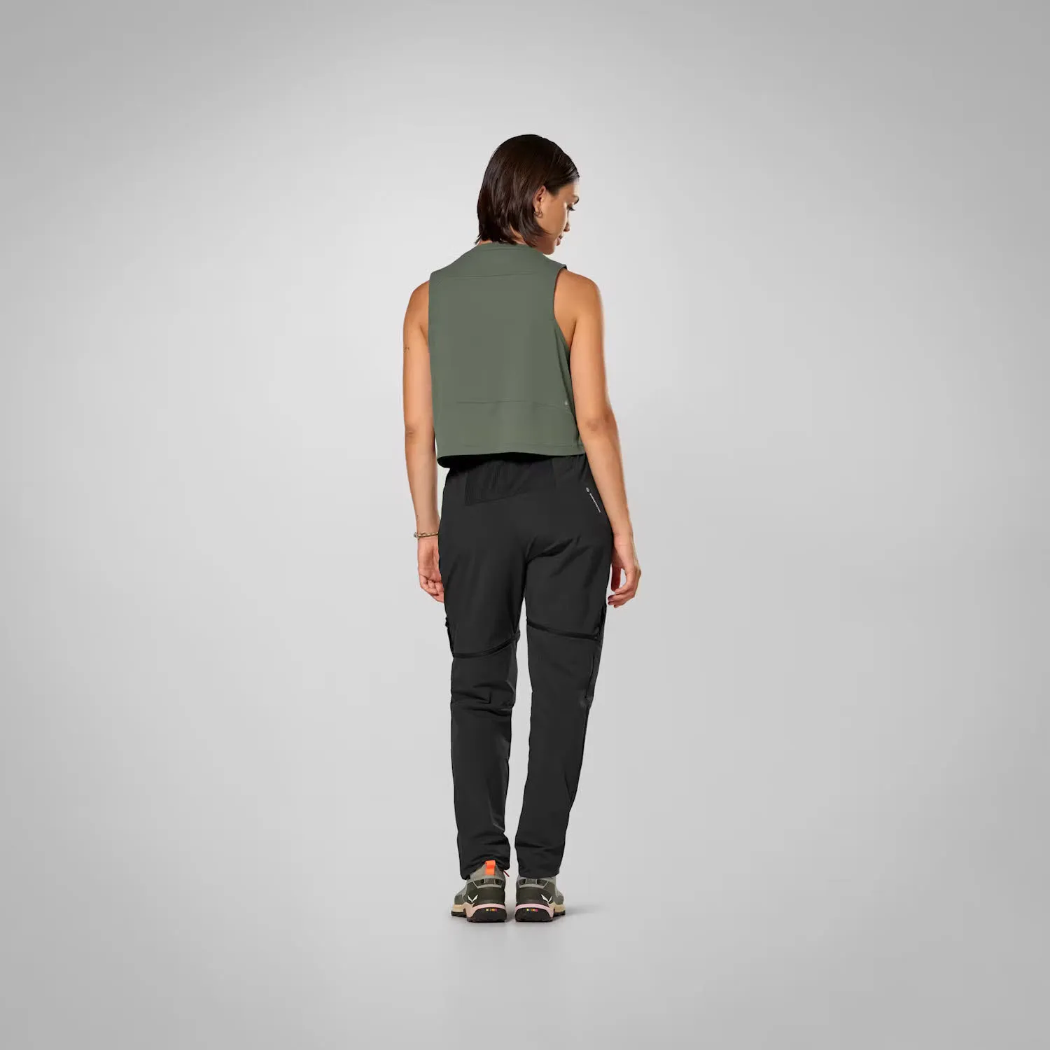 Salewa PEDROC 3 DST 2IN1 PANT W Damen Wanderhose Zip-off schwarz
