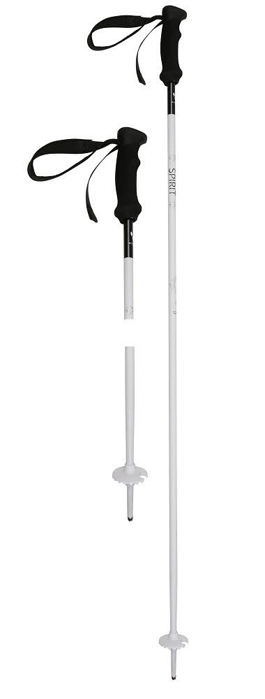 Witeblaze Spirit Damen Skistöcke Ski Alpin-Stöcke Wintersport weiß