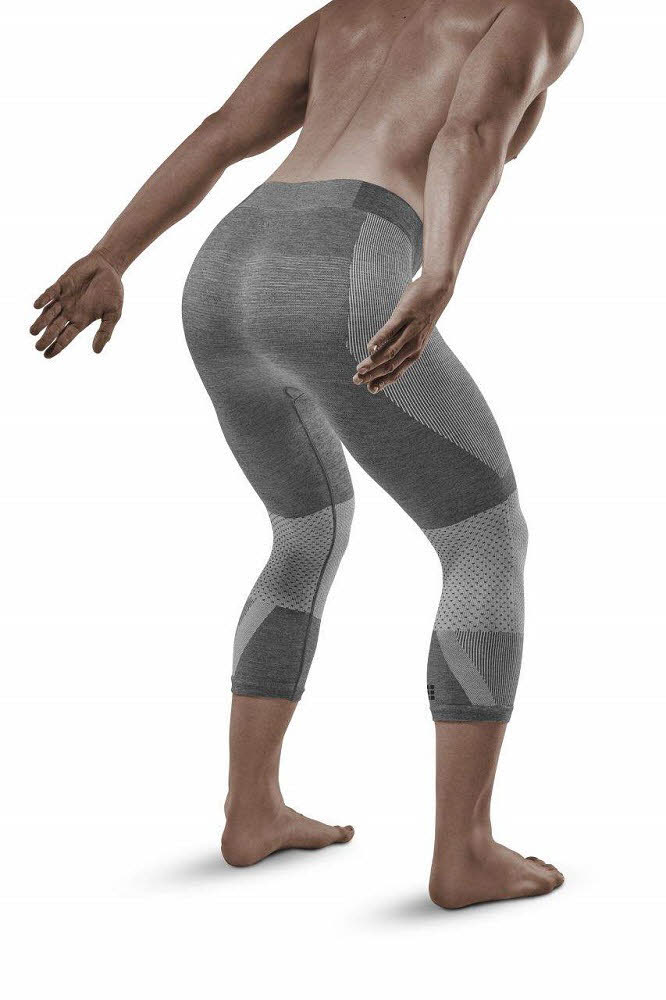 CEP ski touring 3/4 base tights Herren Skiunterhose Skiunterwäsche grau