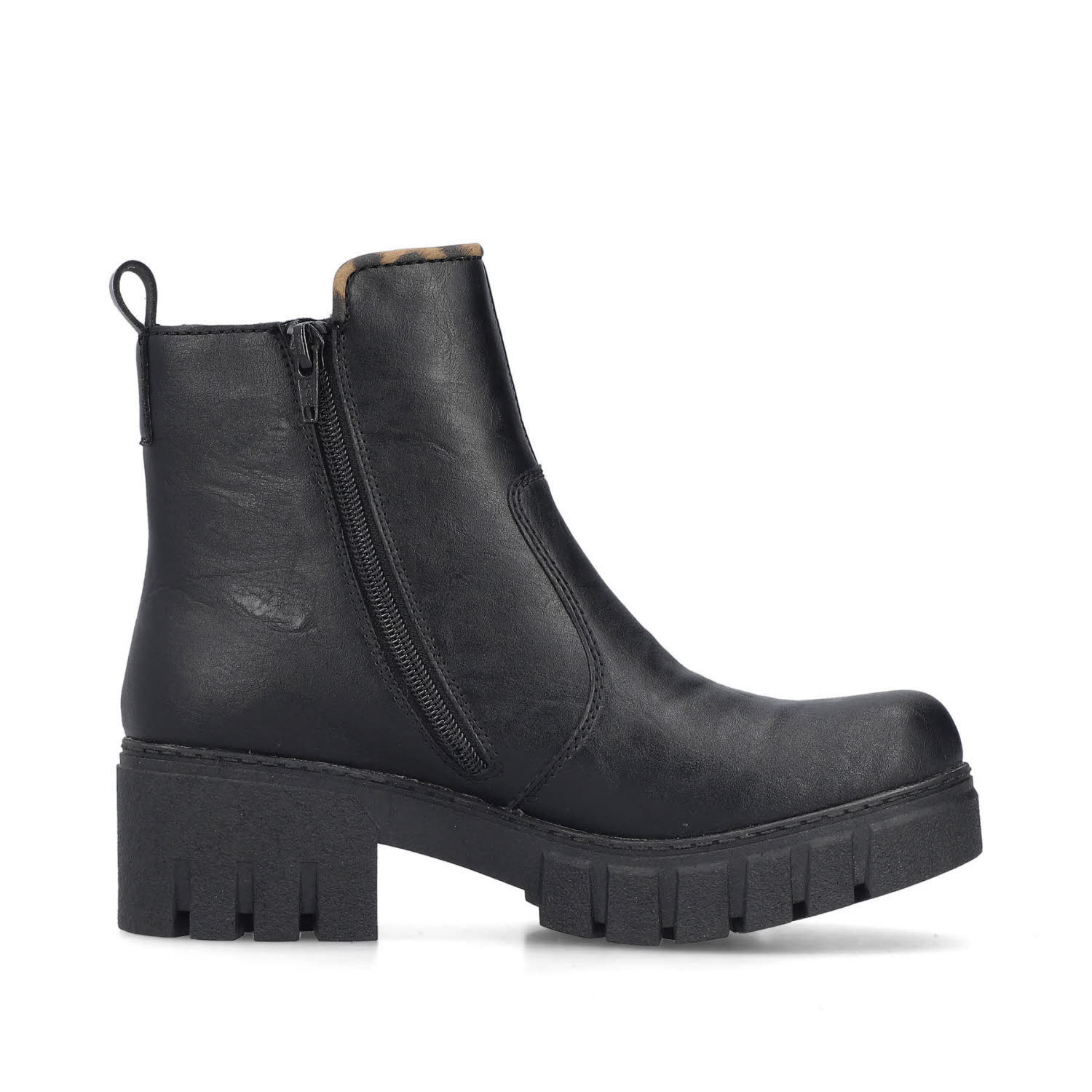 Rieker HWK Damen Stiefel Damen Modestiefel Chelsea Boots schwarz