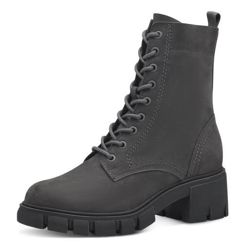 Tamaris Damen Stiefeletten Schnürer Boots dunkelgrau