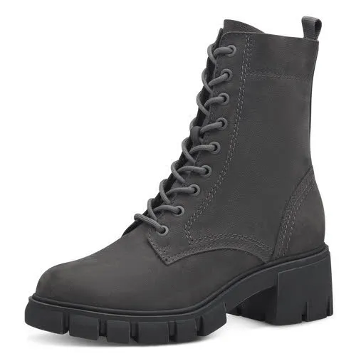 Tamaris Damen Stiefeletten Schnürer Boots dunkelgrau