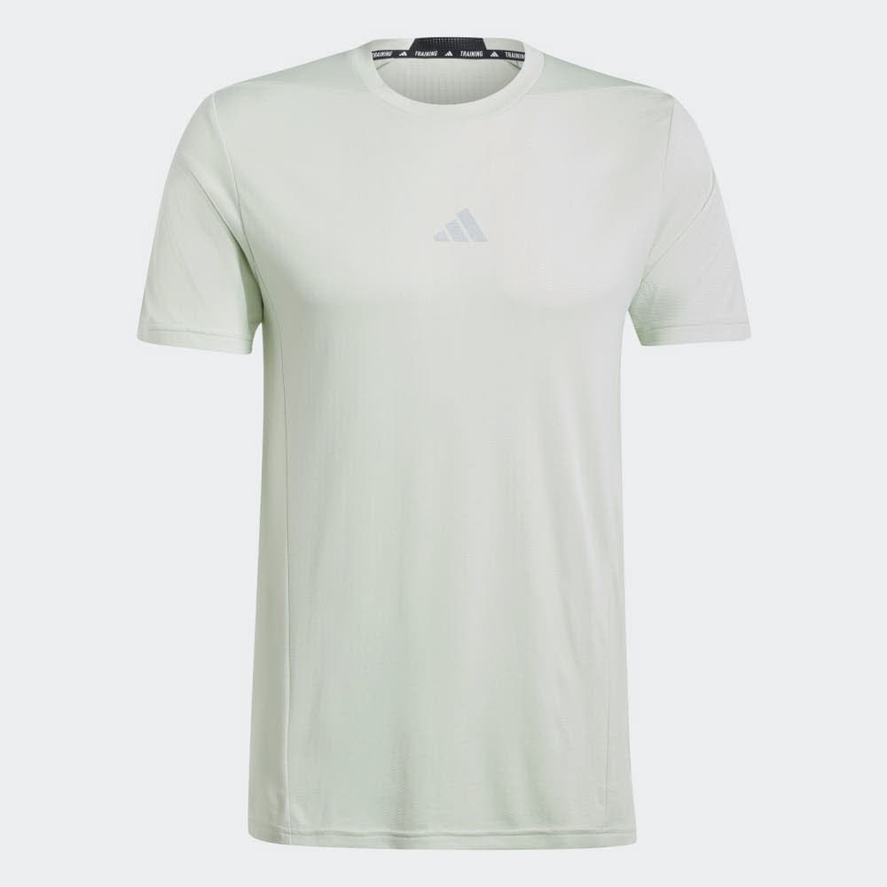 adidas DESIGNED FOR TRAINING HIIT WORKOUT HEAT.RDY Herren T-Shirt Funktionsshirt grün