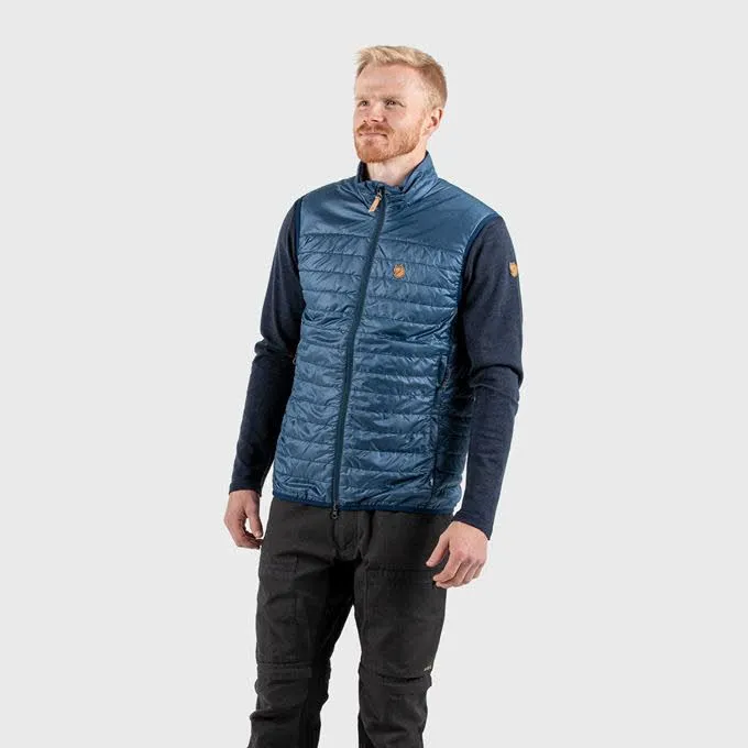 Fjällräven Padded Herren Outdoor Wander Jacke Schwarz NEU