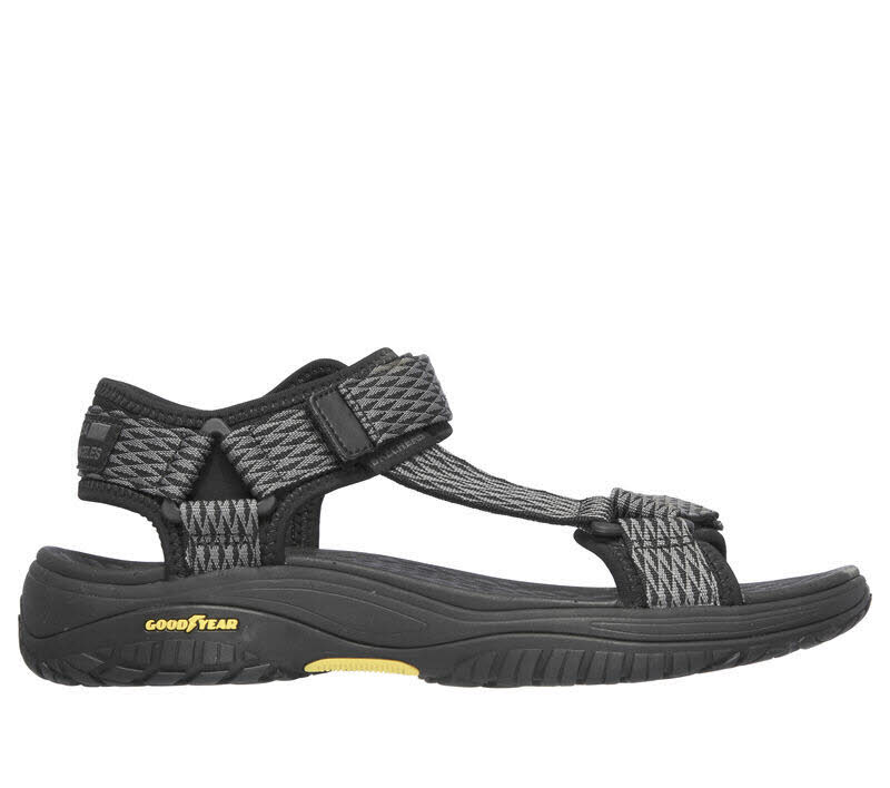 Skechers LOMELL - RIP TIDE Herren Sandale schwarz
