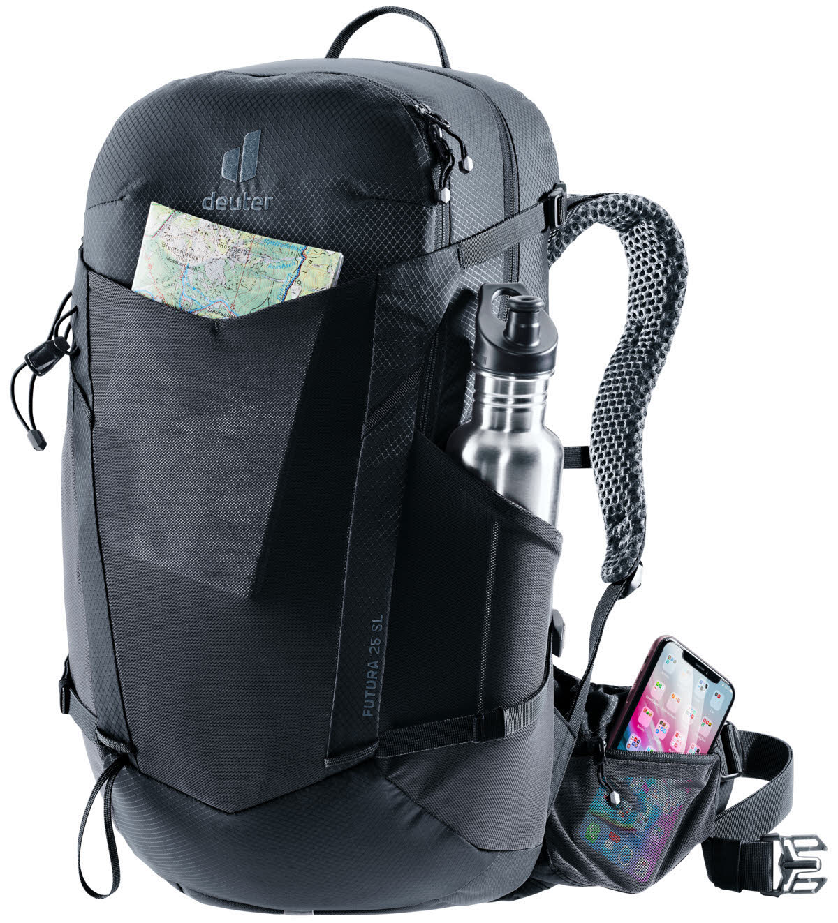 Deuter Futura 25 SL Damen Wanderrucksack Trekkingrucksack schwarz