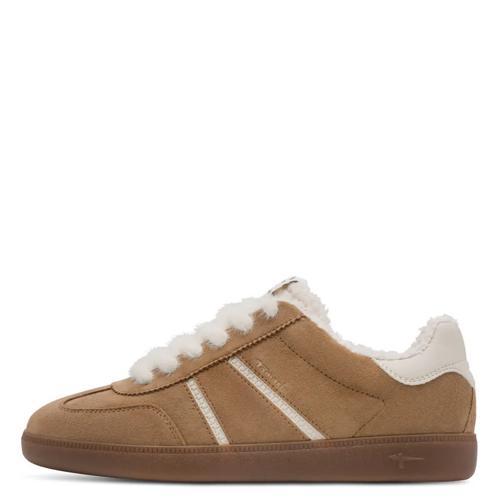 Tamaris Damen Sneaker Schnürer braun