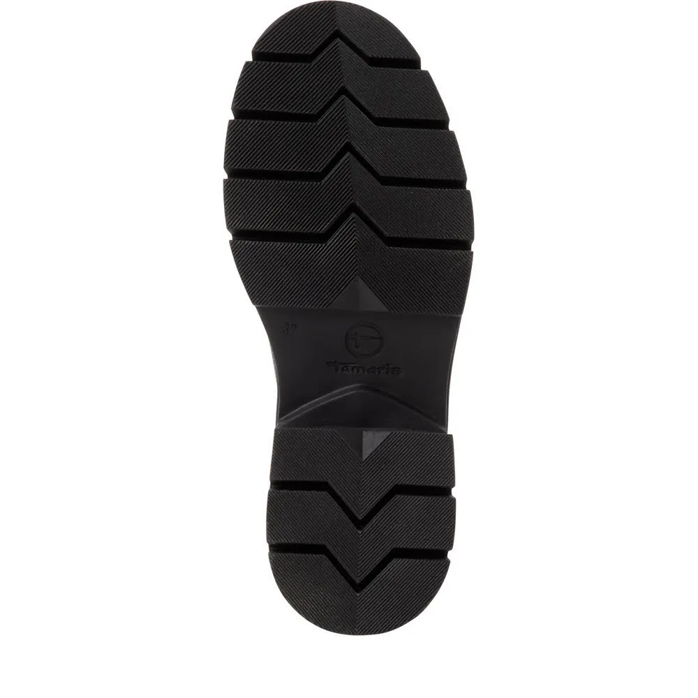 Tamaris Damen Stiefelette Winterstiefelette schwarz