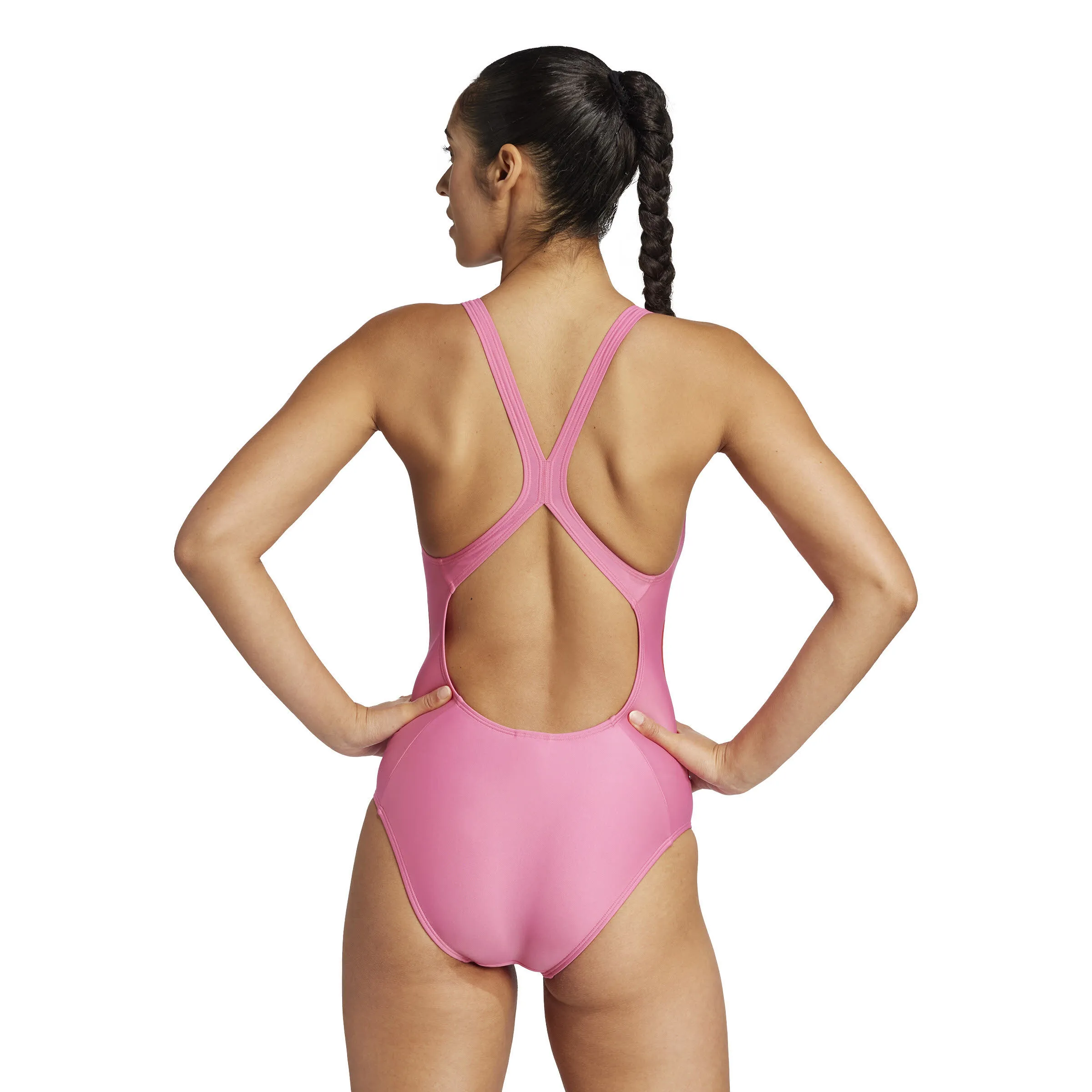 adidas 3-Streifen C-Back Badeanzug Damen pink