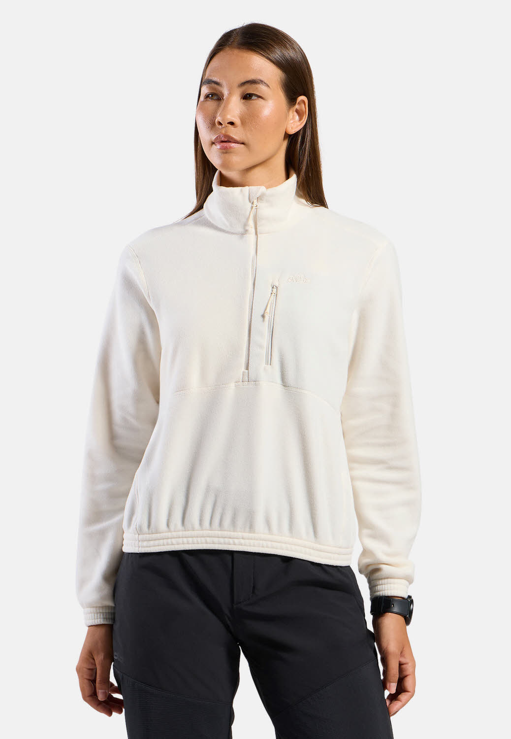 Odlo Classic Damen Midlayer Skirolli weiß