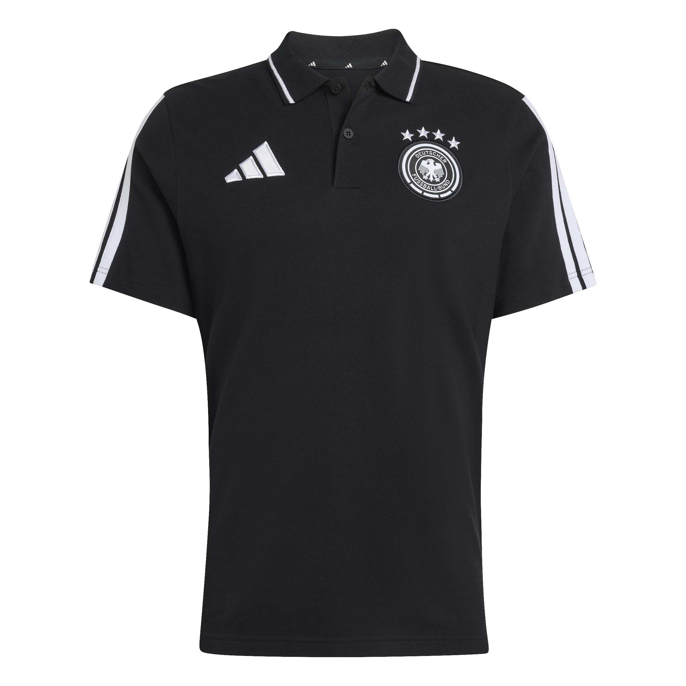 adidas DFB DNA Herren Poloshirt schwarz