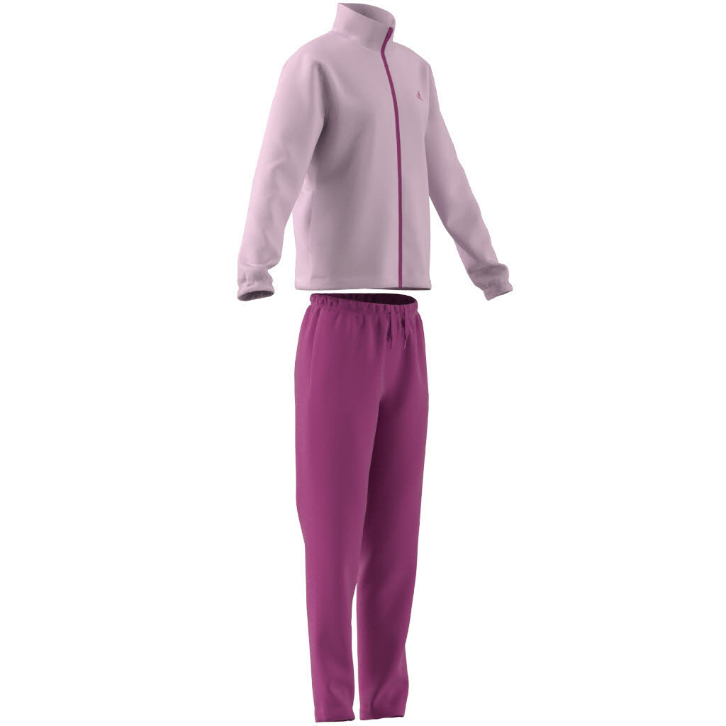 adidas Essentials Big Logo Mädchen Trainingsnzug Rosa Weiß