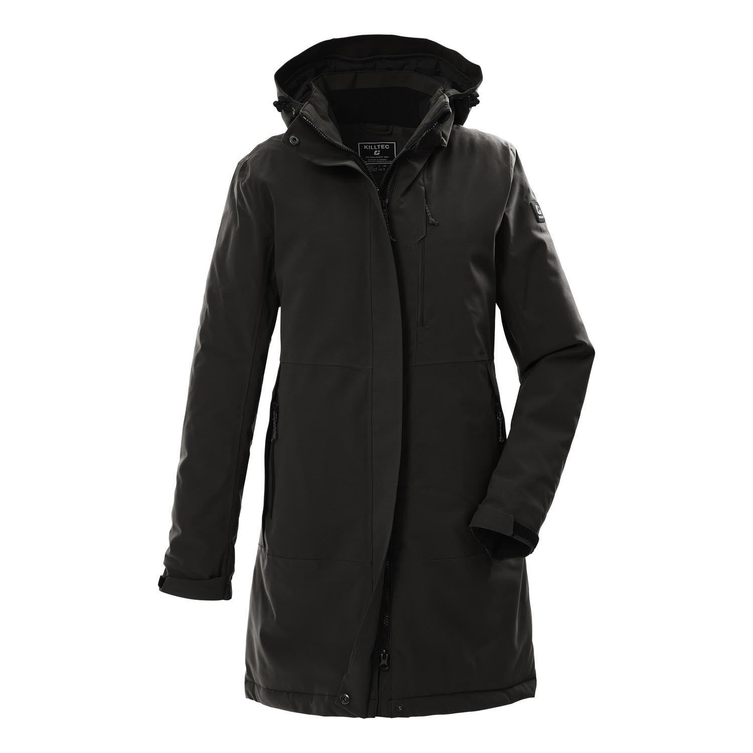 Killetc KOW 220 WMN PRK Damen wasserdichter Parker schwarz
