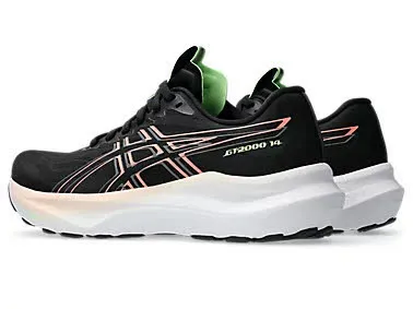 Asics GT-2000 14 Damen Laufschuhe Joggingschuhe schwarz/sun coral