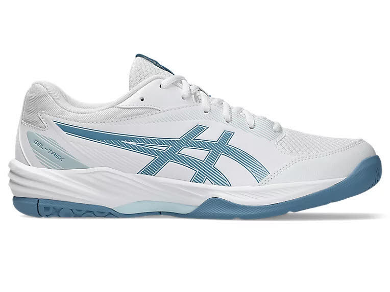 Asics GEL-TASK 4 Herren Hallenschuhe Sportschuhe weiß/blau