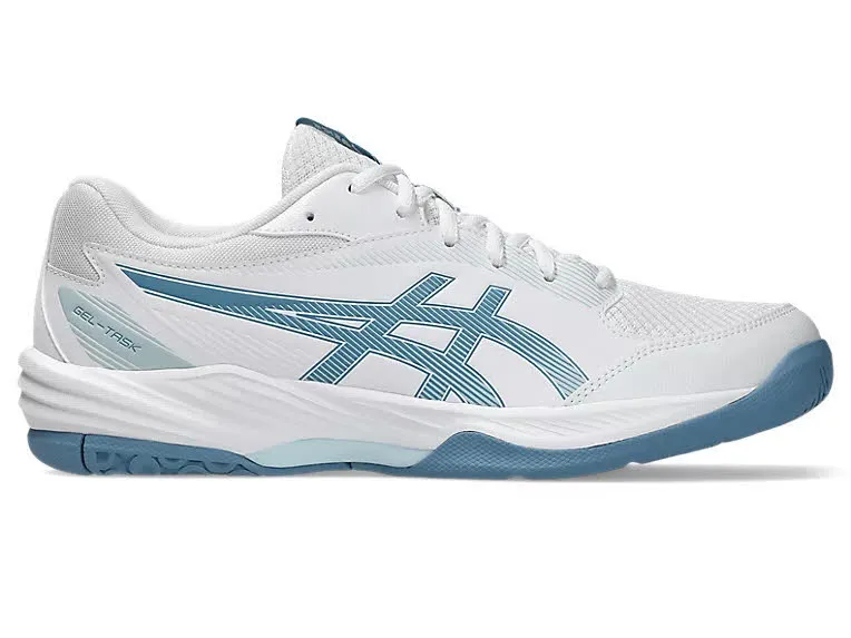 Asics GEL-TASK 4 Herren Hallenschuhe Sportschuhe weiß/blau