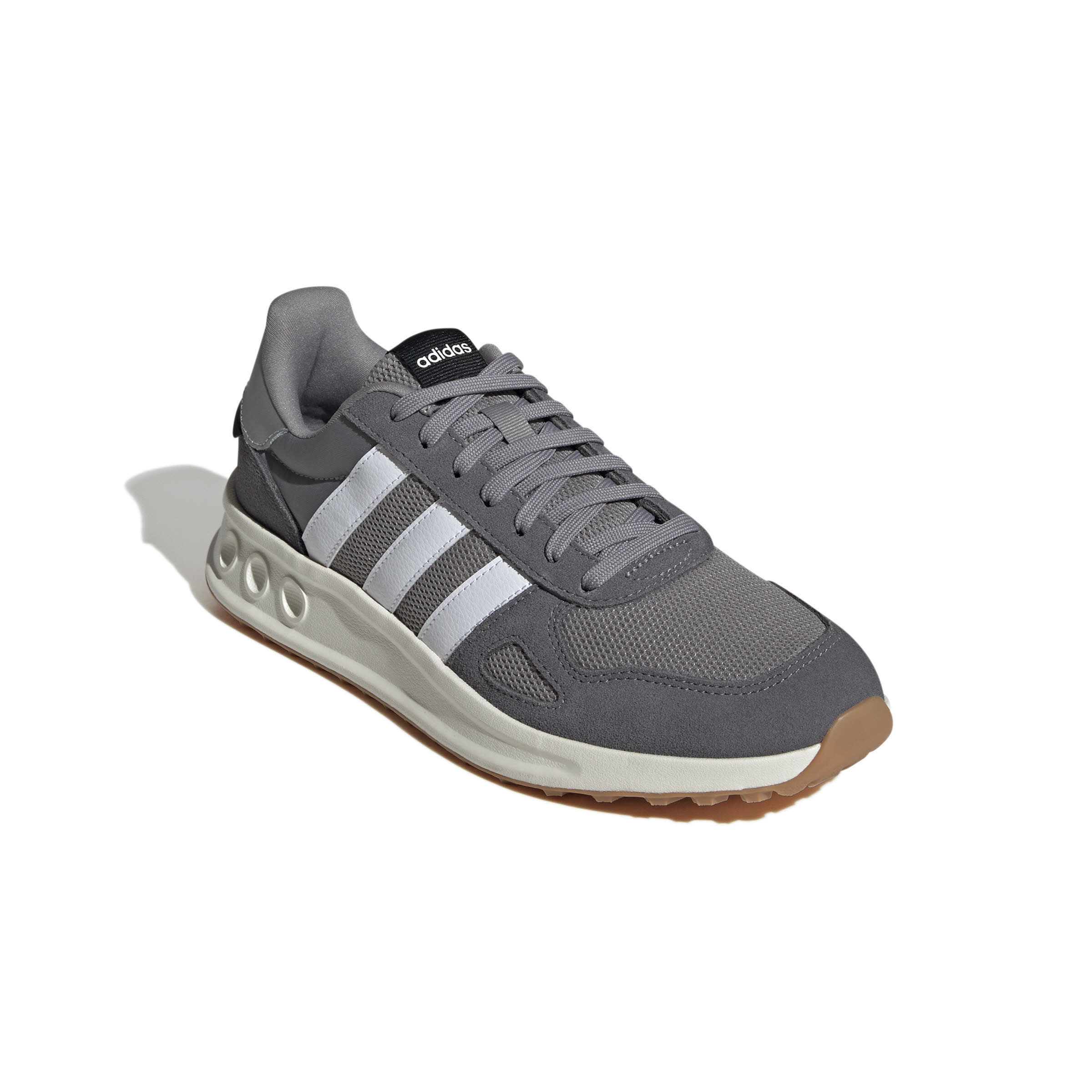 adidas RUN 84 Herren Sneaker Low sportlich Freizeitschuhe grau/weiß