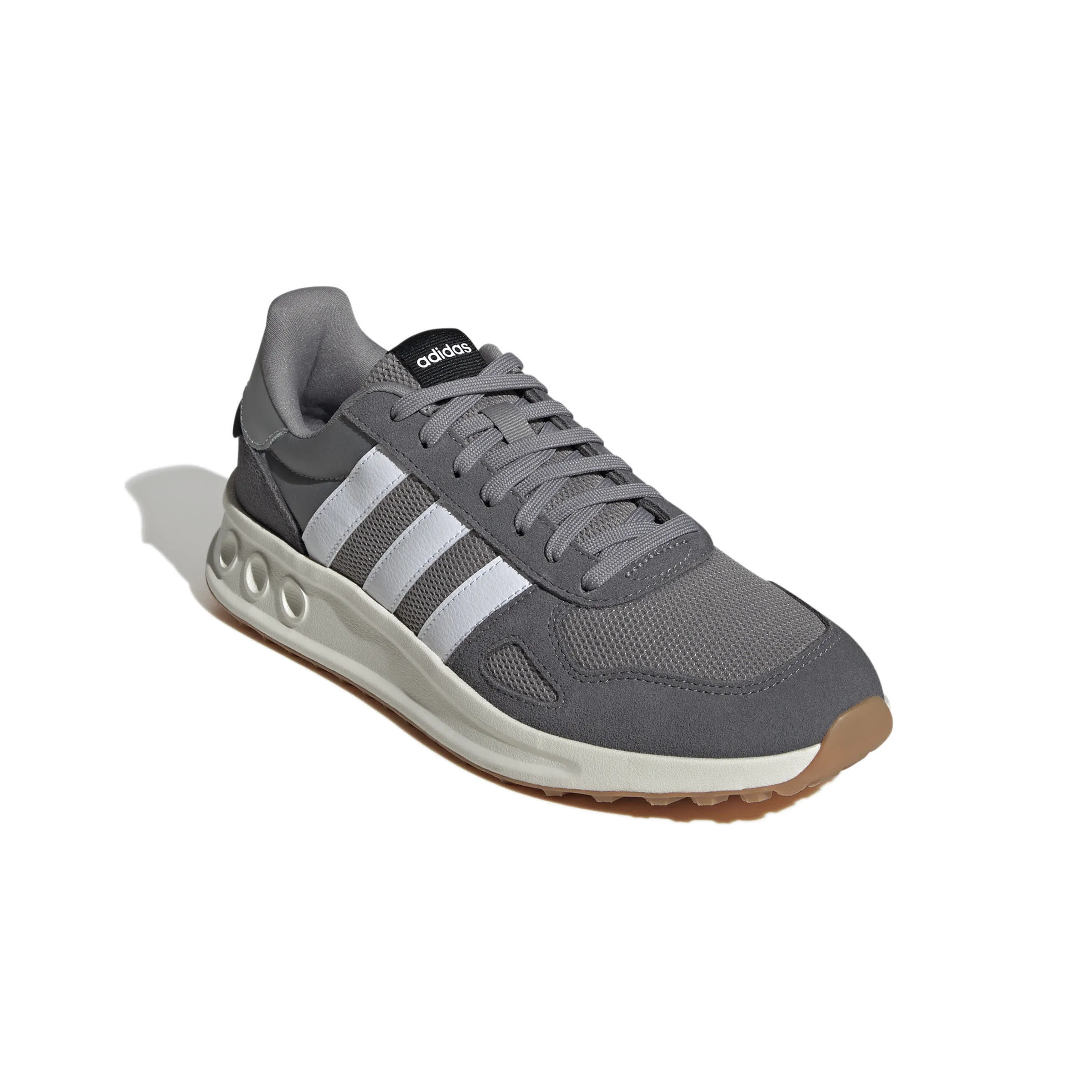 adidas RUN 84 Herren Sneaker Low sportlich Freizeitschuhe grau/weiß