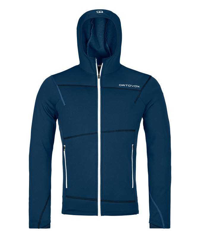 Ortovox FLEECE LIGHT HOODY Herren Fleecehoodie blau