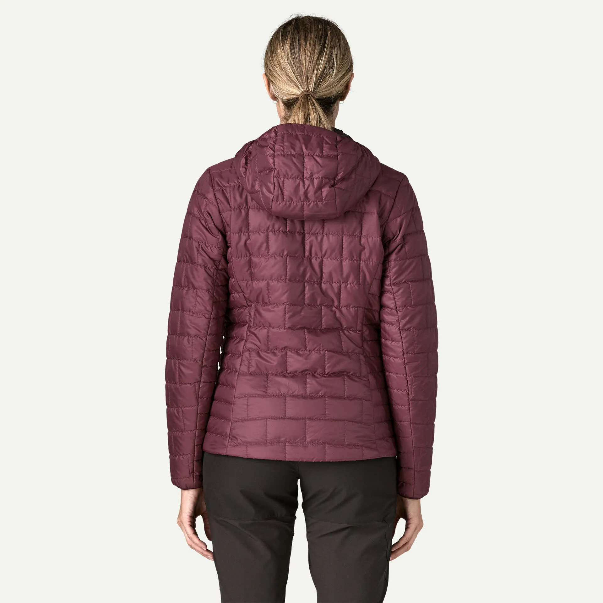 Patagonia Nano Puff Hoody Damen Daunenjacke Outdoorjacke berry fig