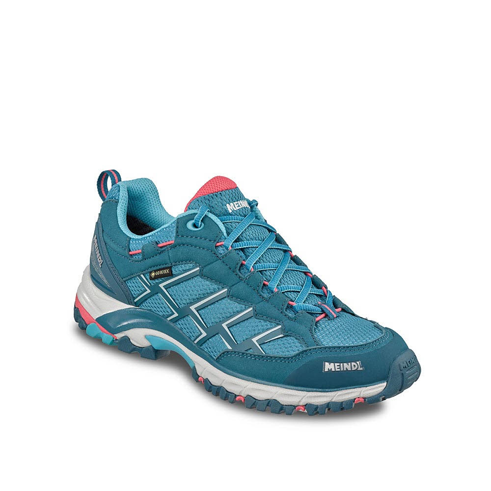 Meindl Caribe Lady GTX Damen Wanderschuhe Trekkingschuhe Low wasserdicht blau