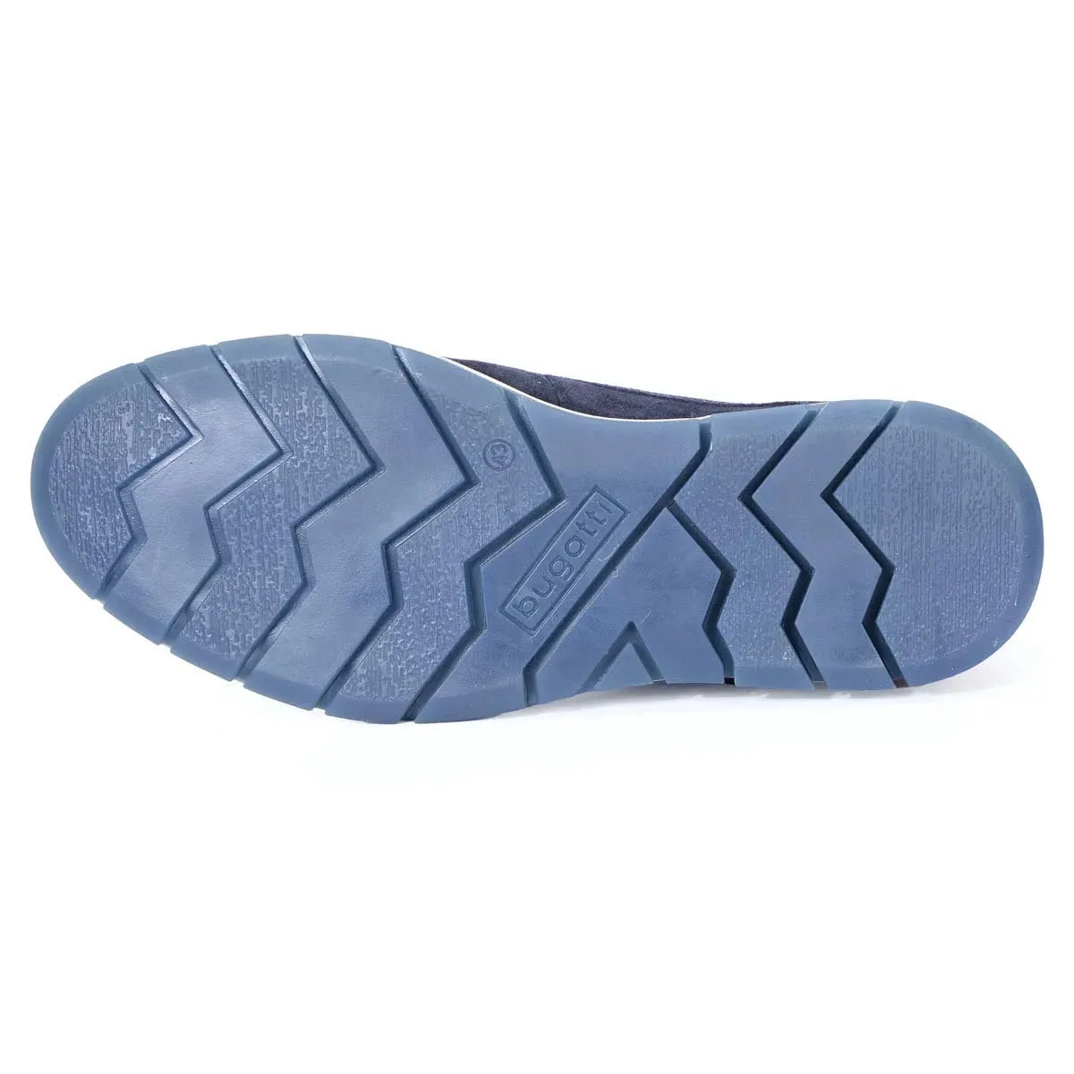 bugatti Lace-Up Schnürschuh Leder Herren blau