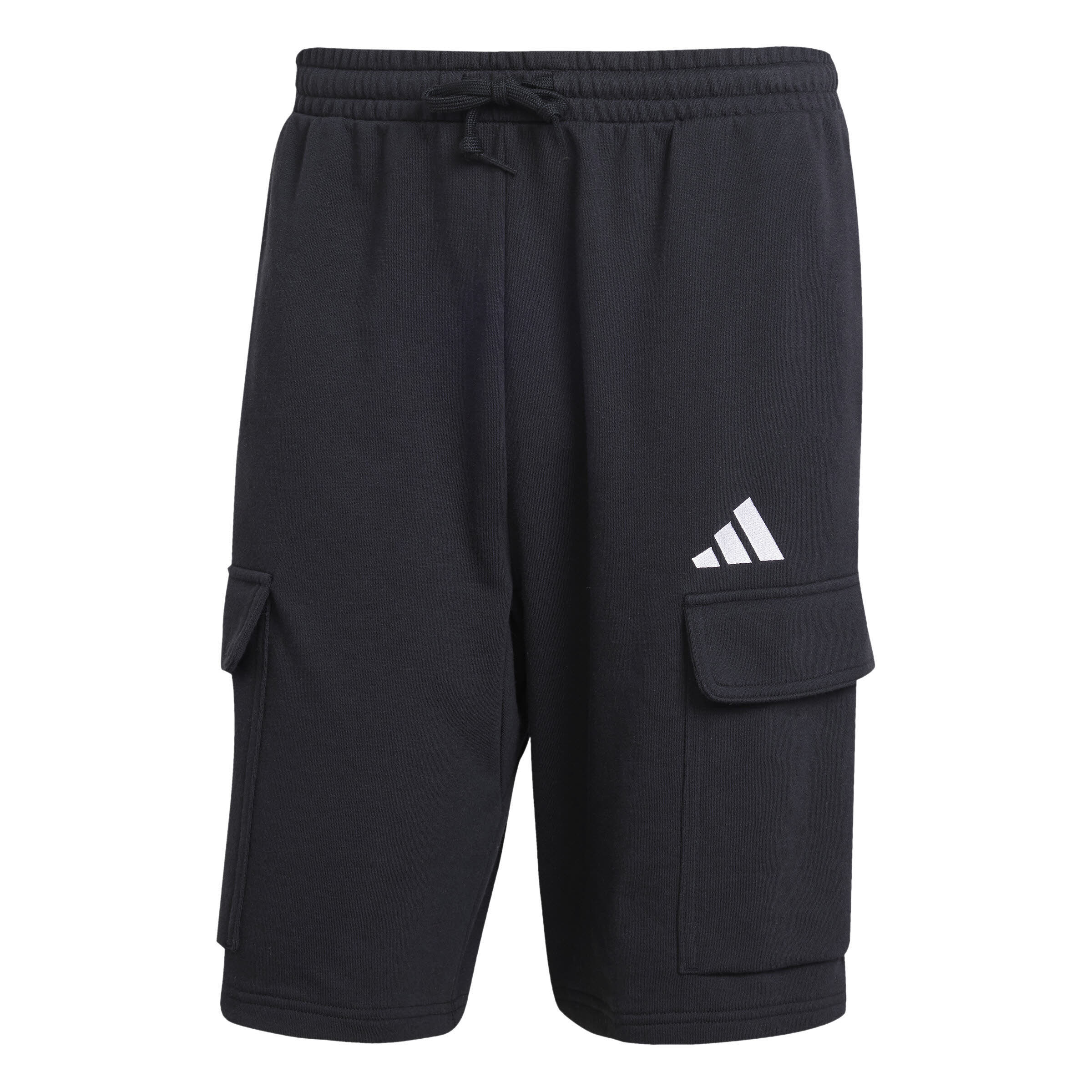 adidas Essentials Feel Cozy French Terry Cargoshorts Herren schwarz