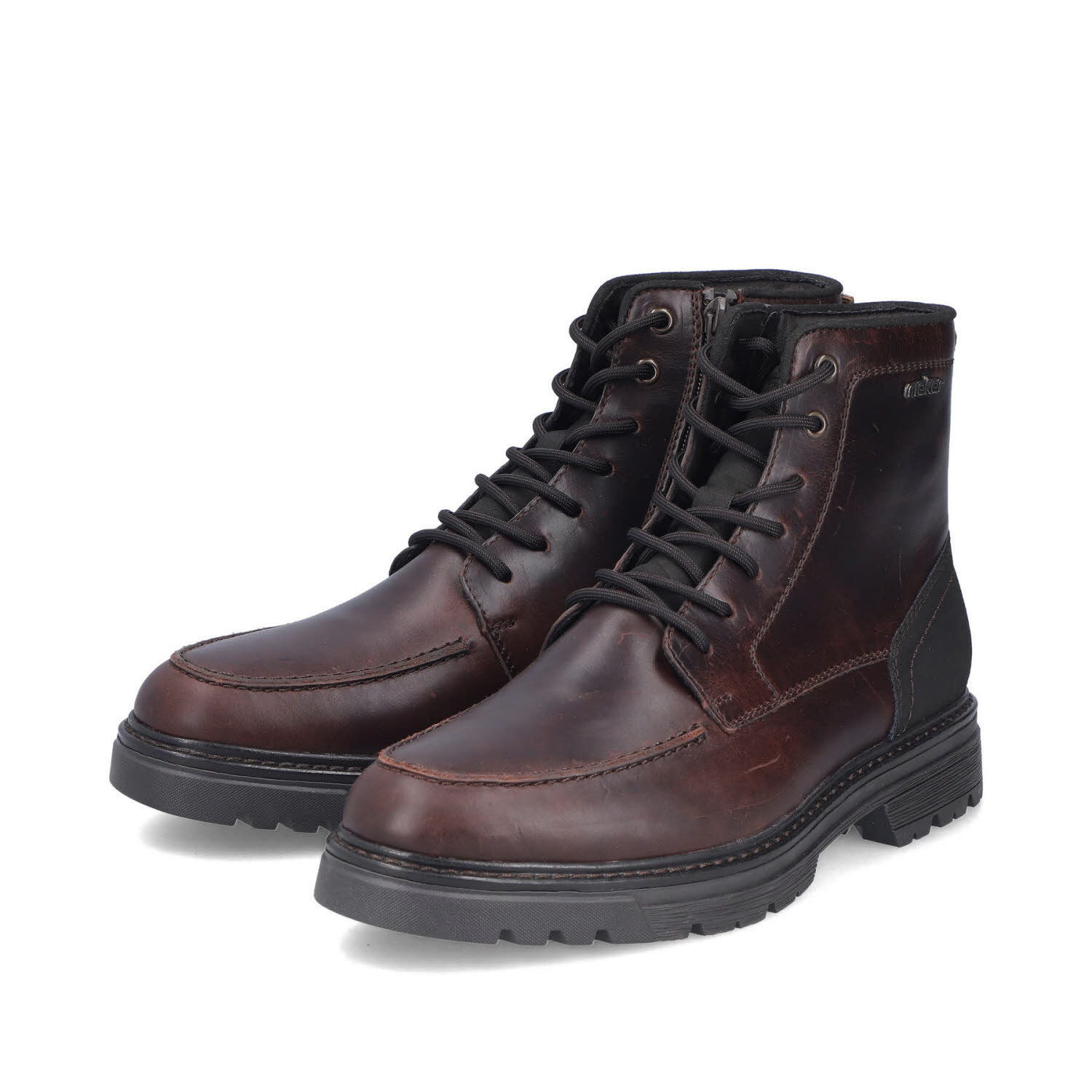 Rieker HWK Herren Stiefel Herren Schnürstiefel Winterstiefel braun
