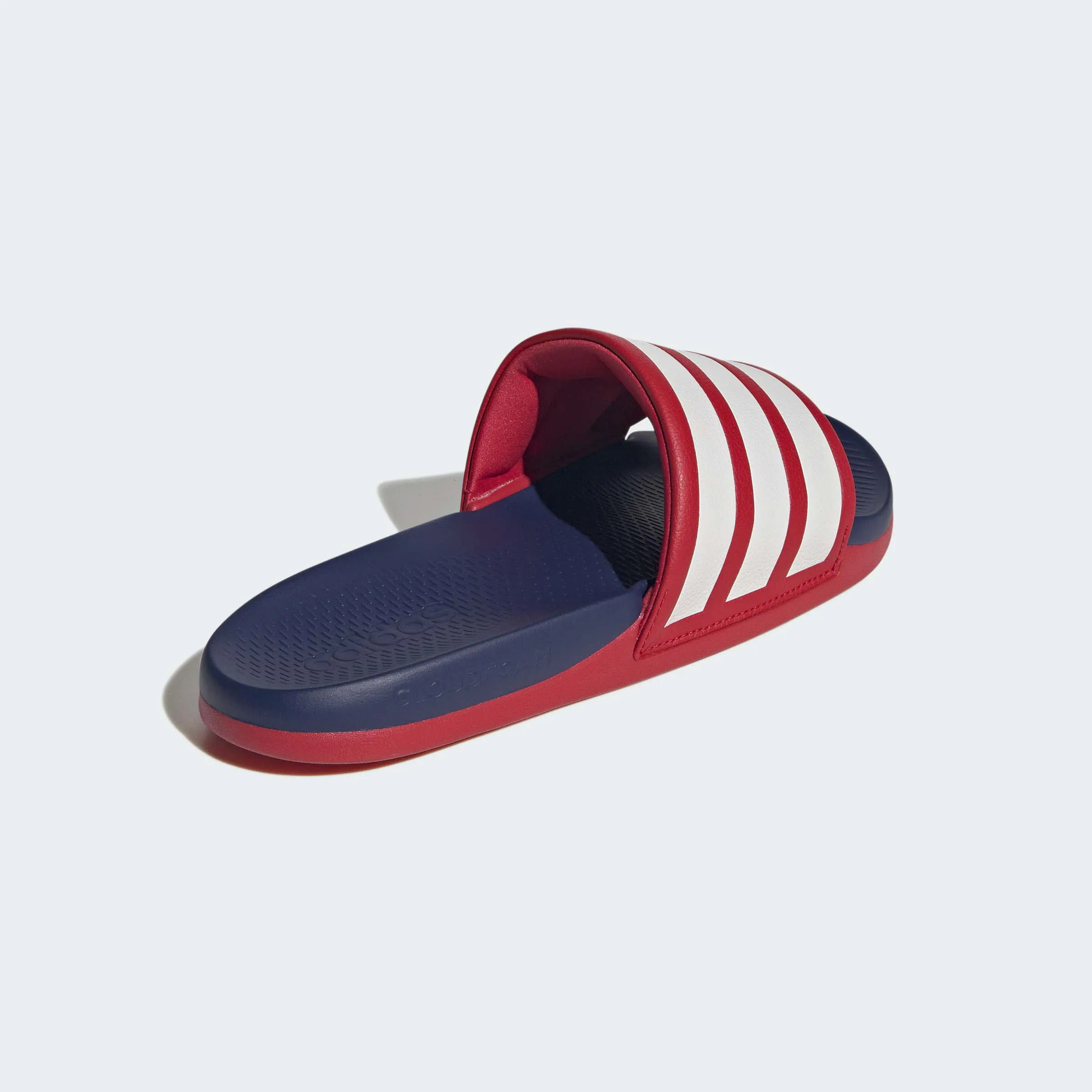 adidas ADILETTE COMFORT 2.0 Unisex Badelatschen rot/weiß/blau
