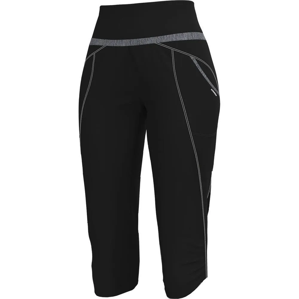 Crazy Idea Mid Short Exit W Damen Wandershorts Trekkingshorts schwarz