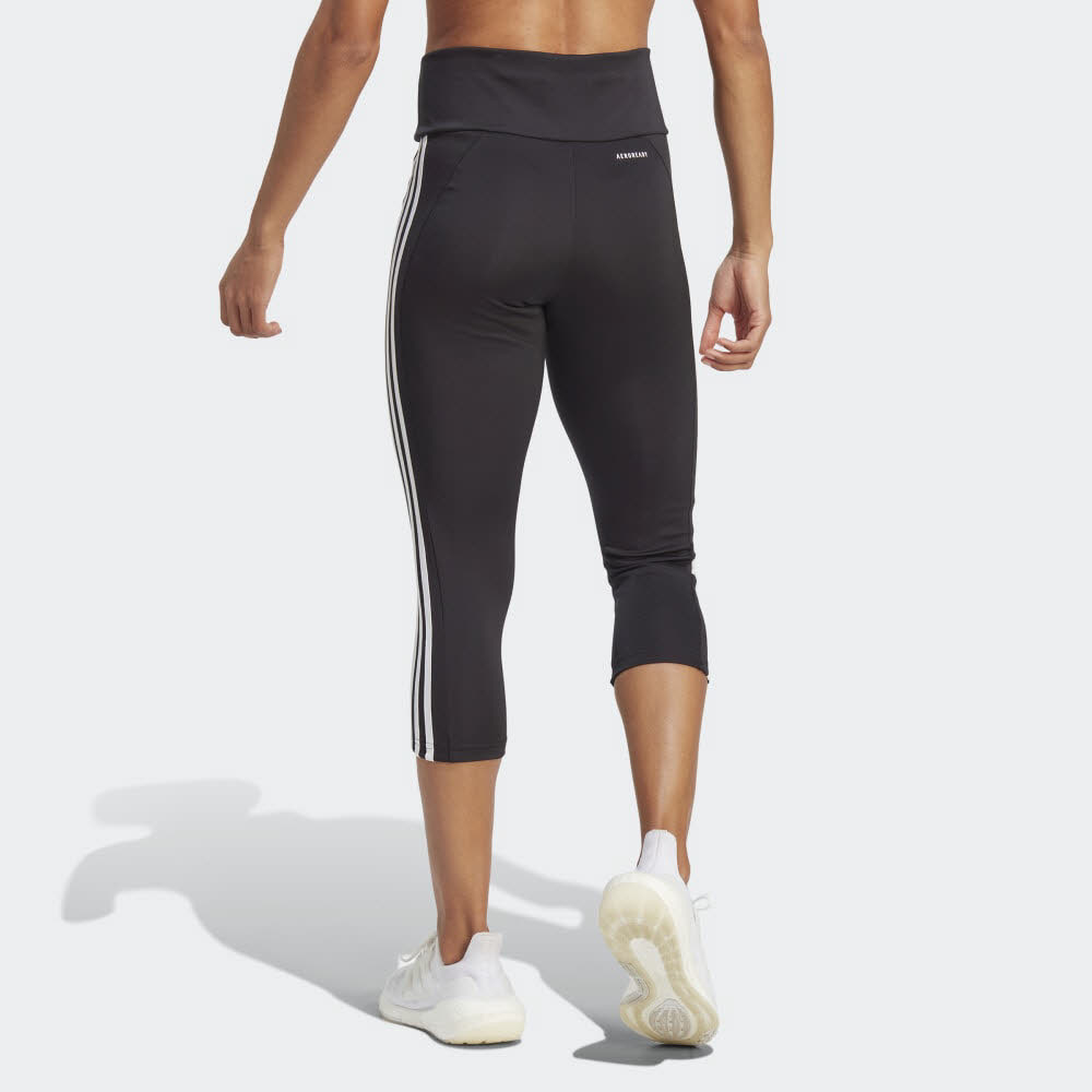 adidas DA W 3S 3/4 TIG Damen Sporttight 3/4-Tight Sporthose schwarz