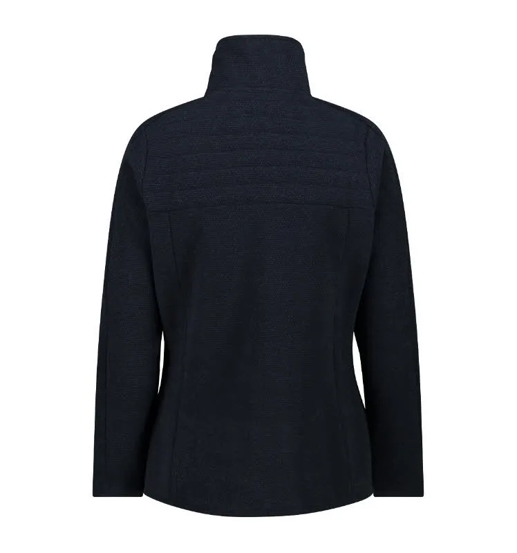 CMP Damen Jacke Hybridjacke Fleecejacke dunkelblau
