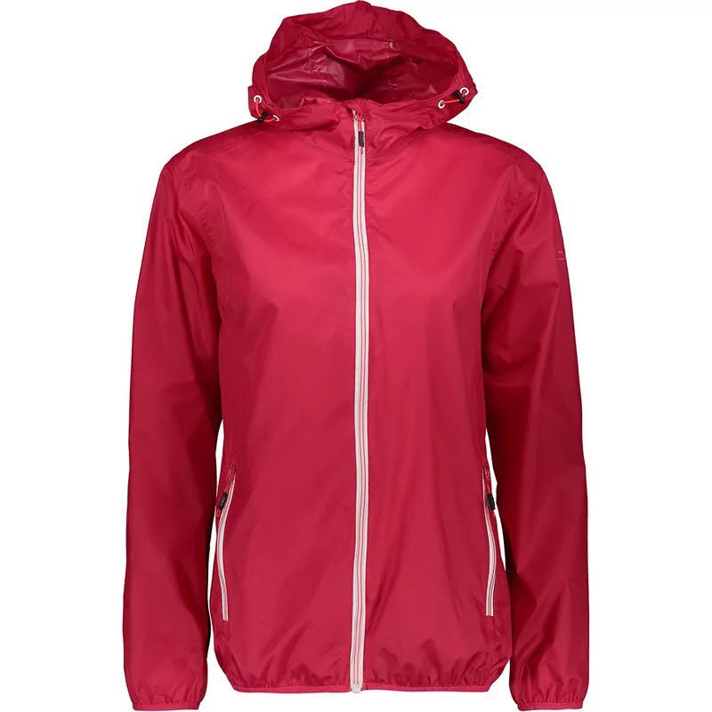 CMP Woman Jacket Fix Hood Damen Outdoorjacke Regenjacke Freizeit corall NEU