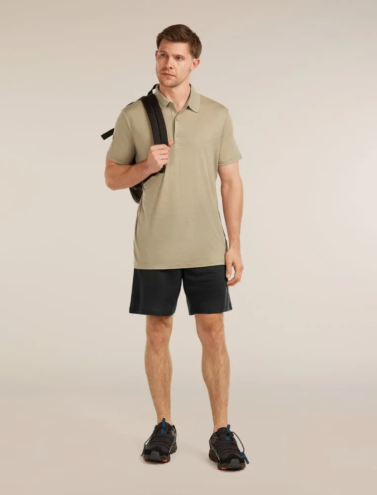 Icebreaker Merino 150 Tech Lite SS Herren Poloshirts beige