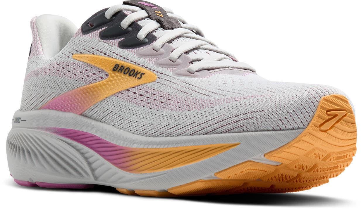 Brooks Ghost 17 Damen Laufschuhe Joggingschuhe oyster/apricot/pink