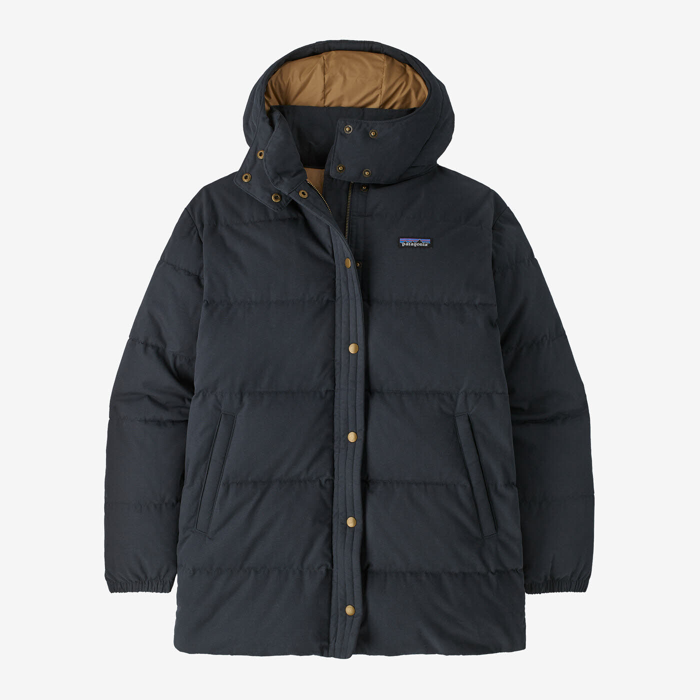 Patagonia Women's Cotton Down Parka Freizeitjacke Damen dunkelblau