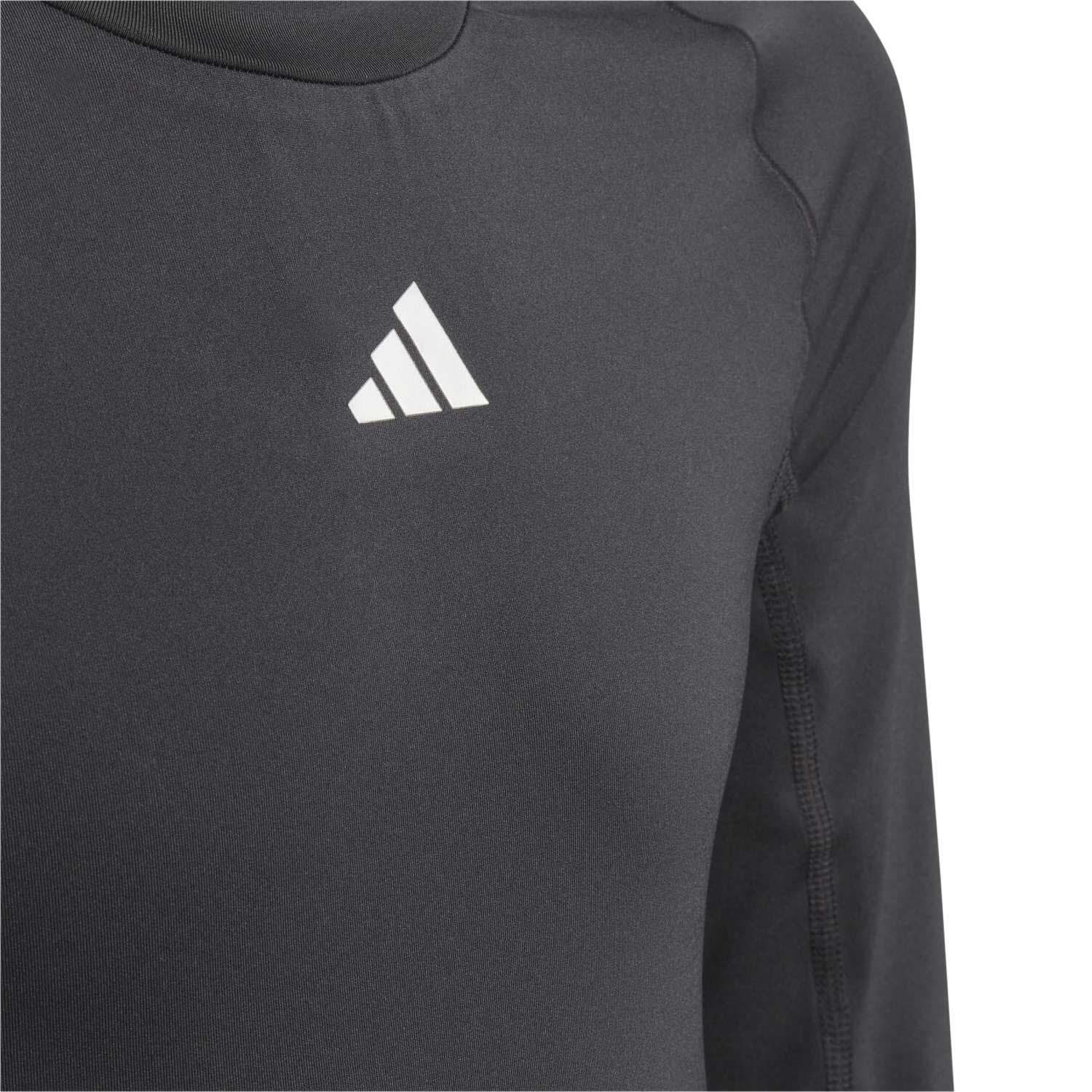 adidas Techfit AEROREADY Longsleeve Kinder Langarmshirt Unterziehshirt schwarz