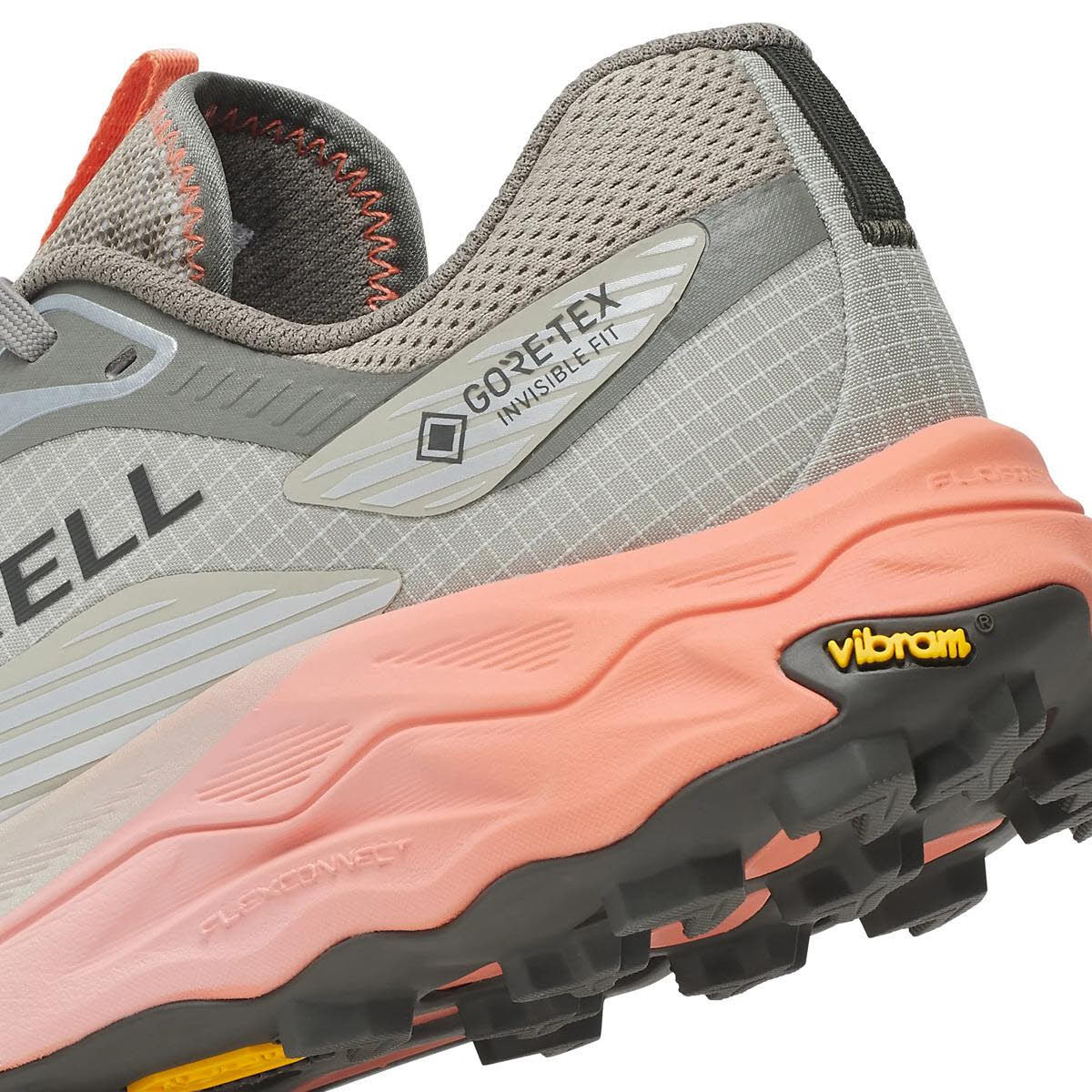 Merrell AGILITY PEAK 6 GTX Damen Laufschuhe Trailrunningschuhe grau/rosa