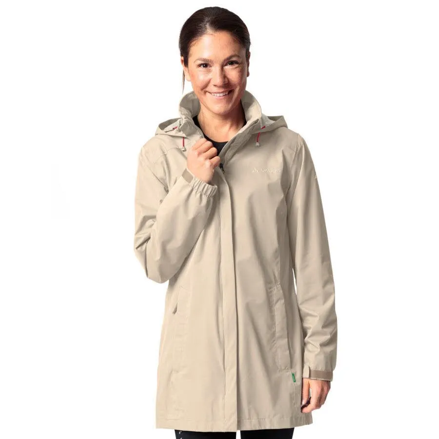 Vaude Escape Regen-Parka Damen Outdoorjacke Regenjacke beige
