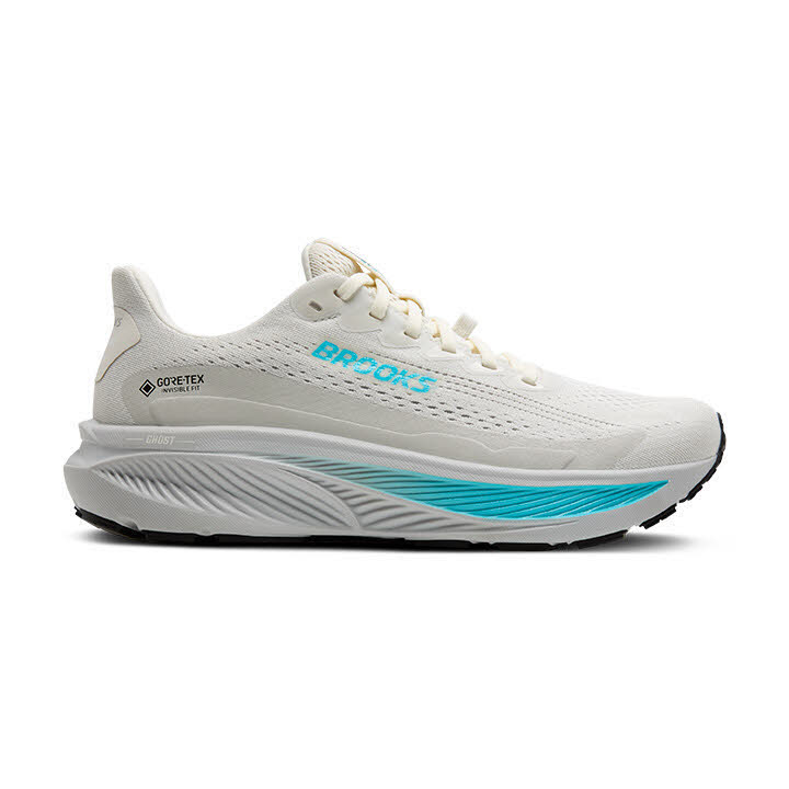 Brooks Ghost 17 GTX Damen Laufschuhe Joggingschuhe coconut/oyster/blue