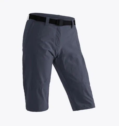 Maier Sports Kluane Capri Wanderhose Capri-Shorts Damen dunkelgrau