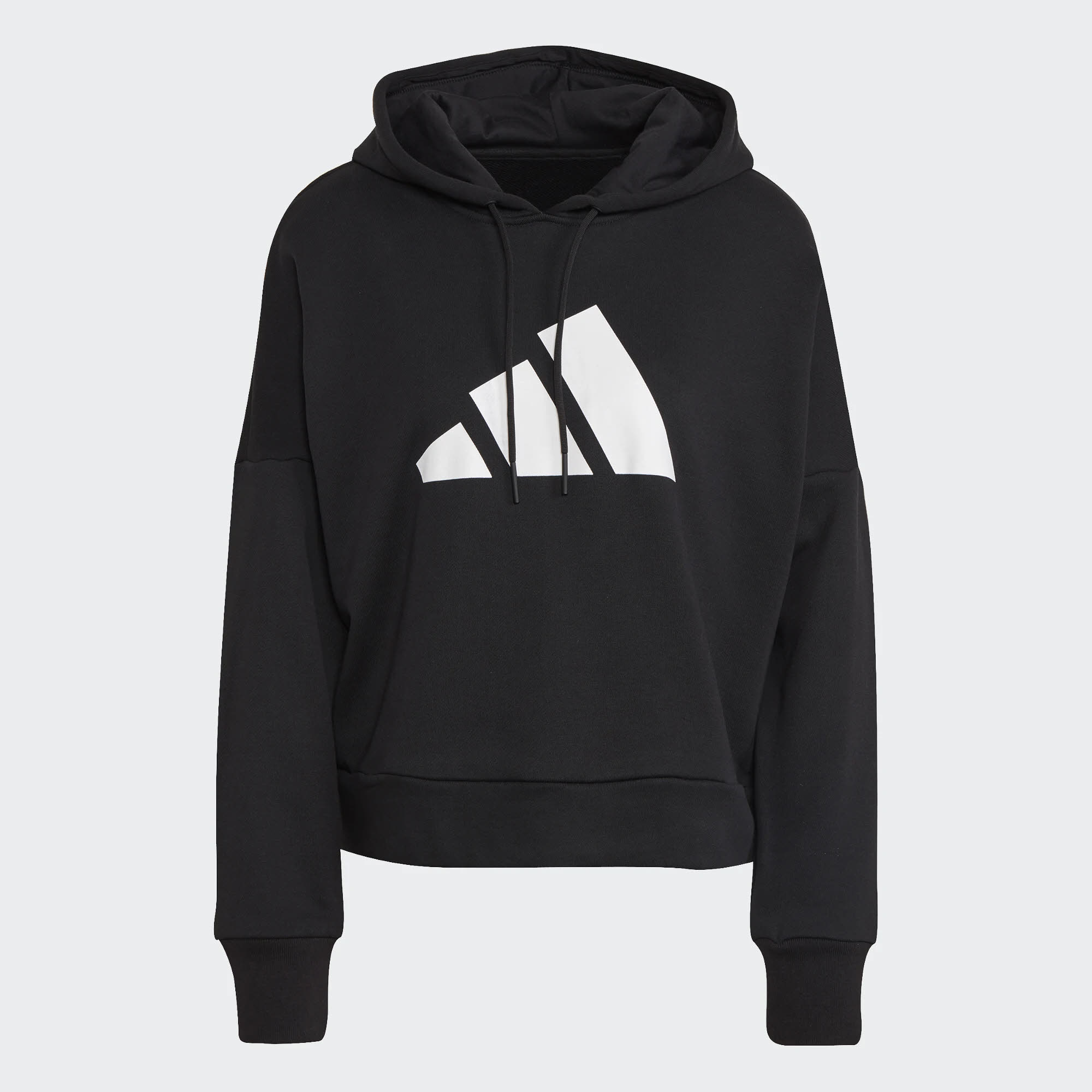 adidas W FI 3B Damen Hoodie Kapuze Langarm Sport Freizeit schwarz NEU